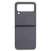 Shiny Phone Case Suede Lining ABS Scratch Resistant Folding Screen Phone Case for Samsung Galaxy Z FLIP 4