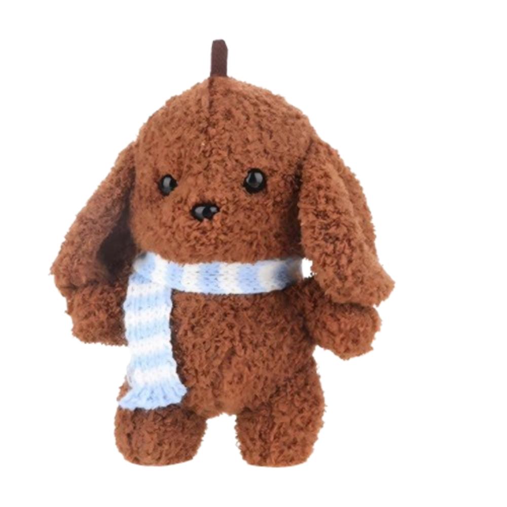 

Sound Music Toys Drooping Ear Rabbit Plush Doll PP Cotton Induction Beat Doll Jewelry Accessories коричневый