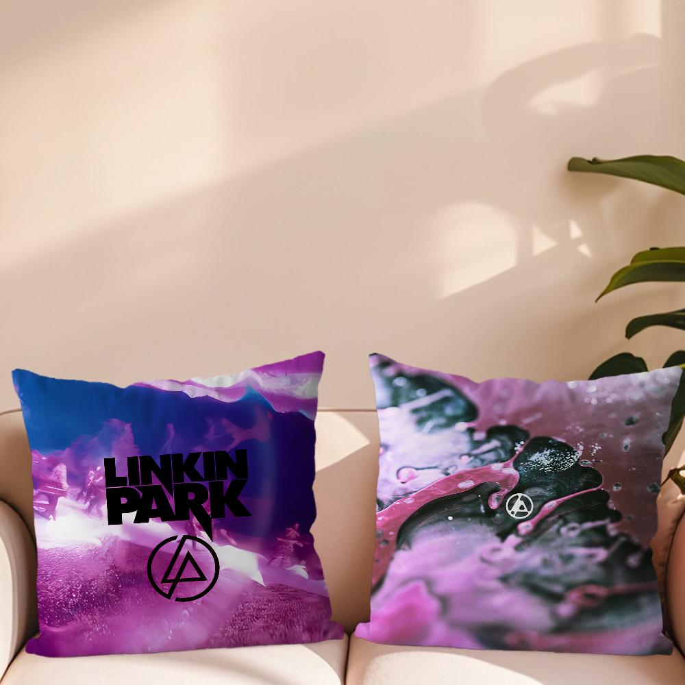 Rock Band From Zero Pillow Case Sofa Living Room Bedroom Headboard Backrest Cushion Square Cushion L-Linkin P-Park Nap Time