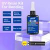 High-Strength UV Epoxy Adhesive UV-Curable Glue DIY Model Making (For Use with UV Curing Lamps)