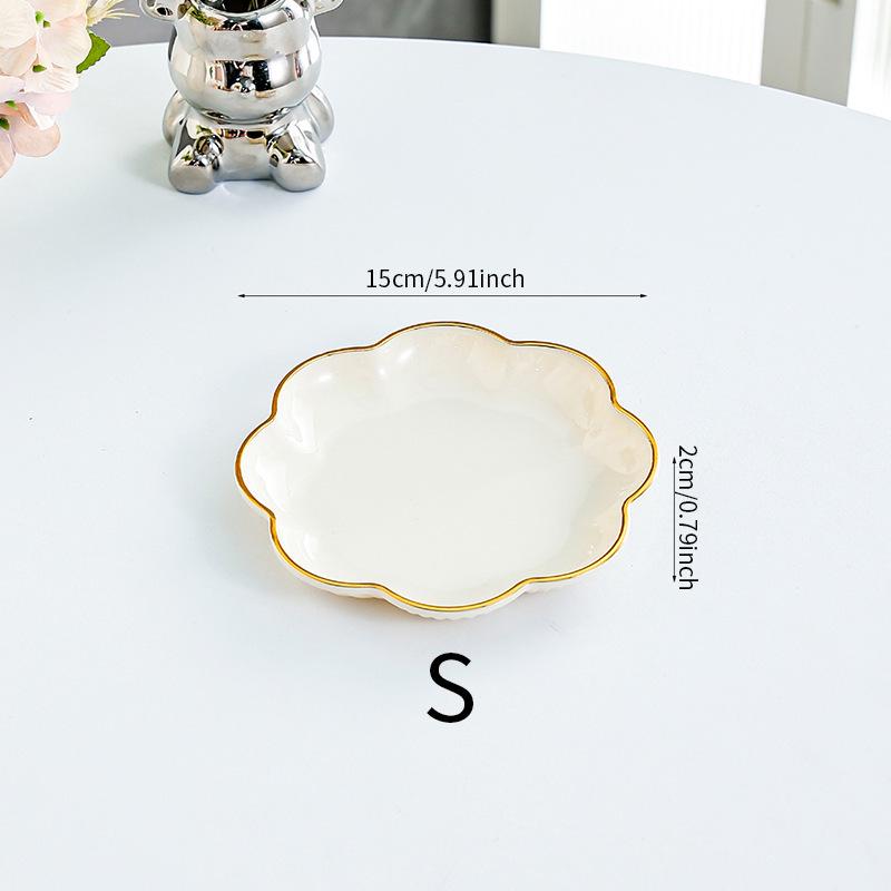 2024 Premium Food-Grade Bone Dish - Elegant Snack & Fruit Plate for Dining