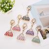 Fashionable Rhinestone Bow Keychain & Handbag Pendant for Women