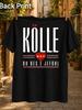 Kolle Du Bes E Jefohl Minimal Cologne Lettering Red Threecrown Heart And Clean City Pride Unisex Unisex All TShirt