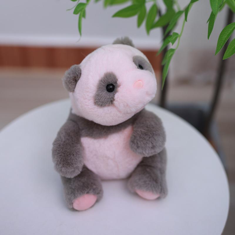 

20/30cm Cute Panda Cub Crafts Animal Cushion Pink Baby Panda Doll Pink Tender Panda Cushion Cute Stuffed Cushion Gift