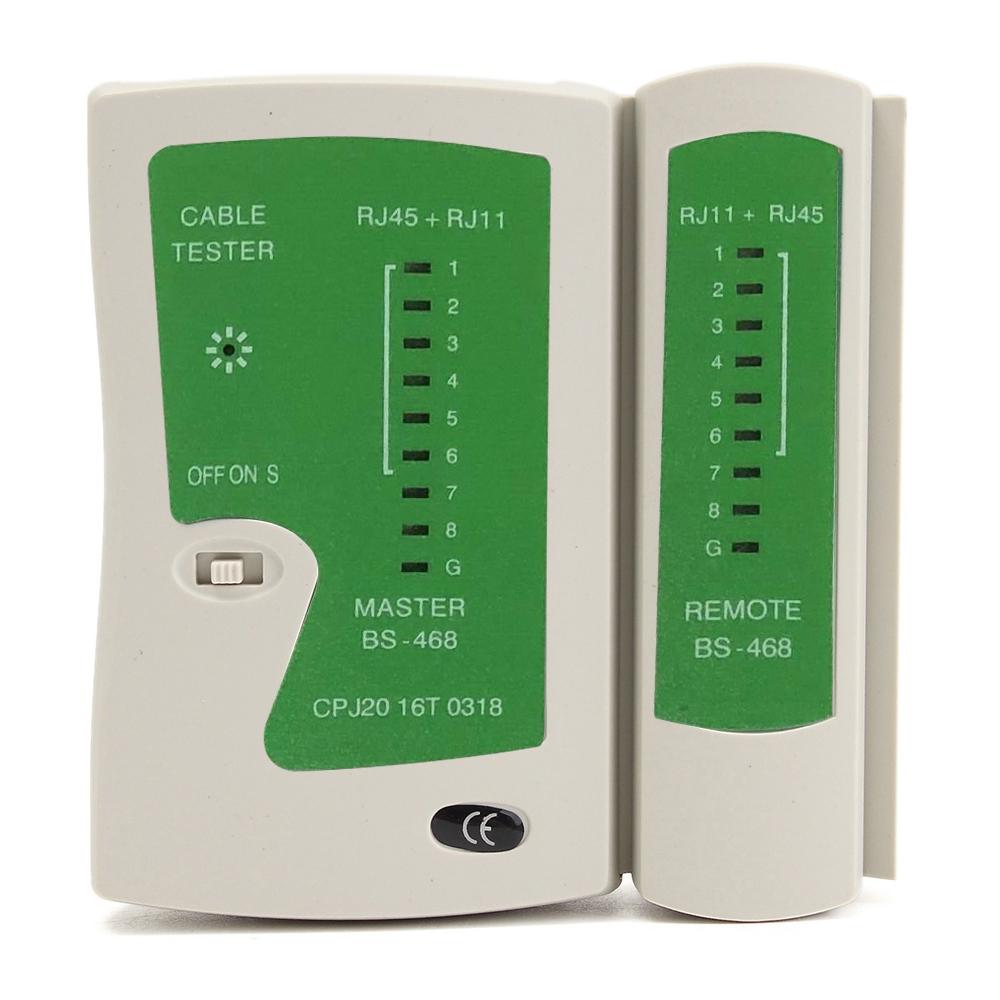 Kit Ethernet LAN Cablu Crimper de calitate fină Instrument de sertizare Dispozitiv de dezimbrare RJ45 Tester de cablu