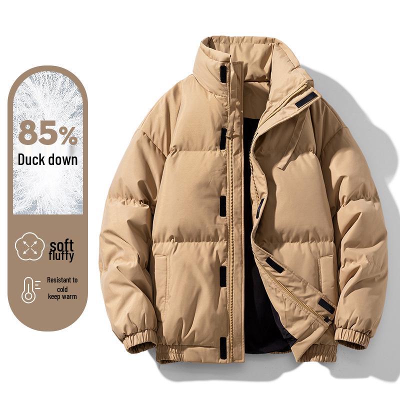 Men's Winter Down Jackets, Thickened Couple Coats, Internet Celebrity Style