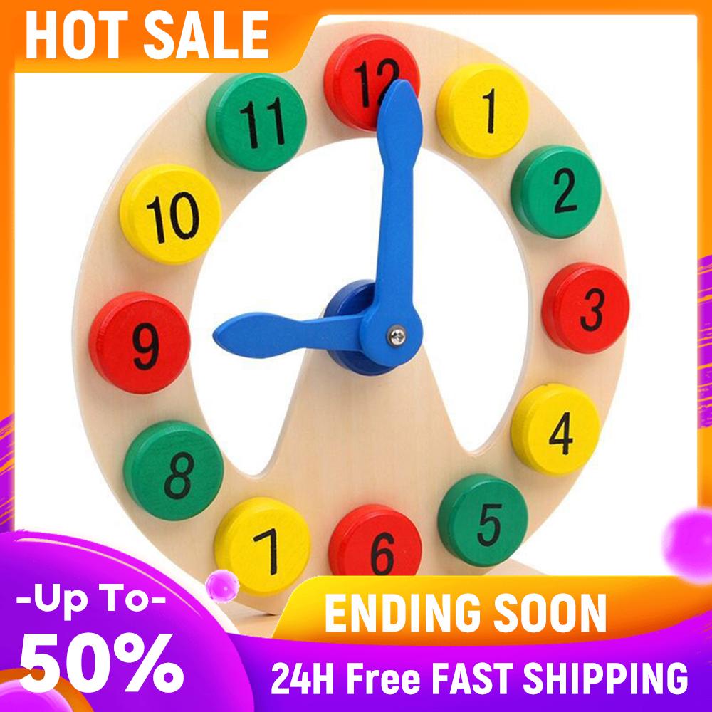 

Wooden Clock Educational Toy Early Learning Education Clock Teaching Supplies Hours Learning Activities Classroom Accessories China Mainland