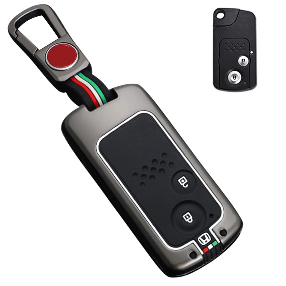 LETINGFAR Key Case for Honda, Smart Key Case, Key Cover, 2 Buttons, Designed for