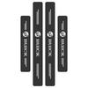 4Pcs Car Door Plate Carbon Fiber Threshold Protector Sticker Decals For Buick Regal GS GL6 GL8 Avenir Lacrosse Riviera Envision Lesabre Velite