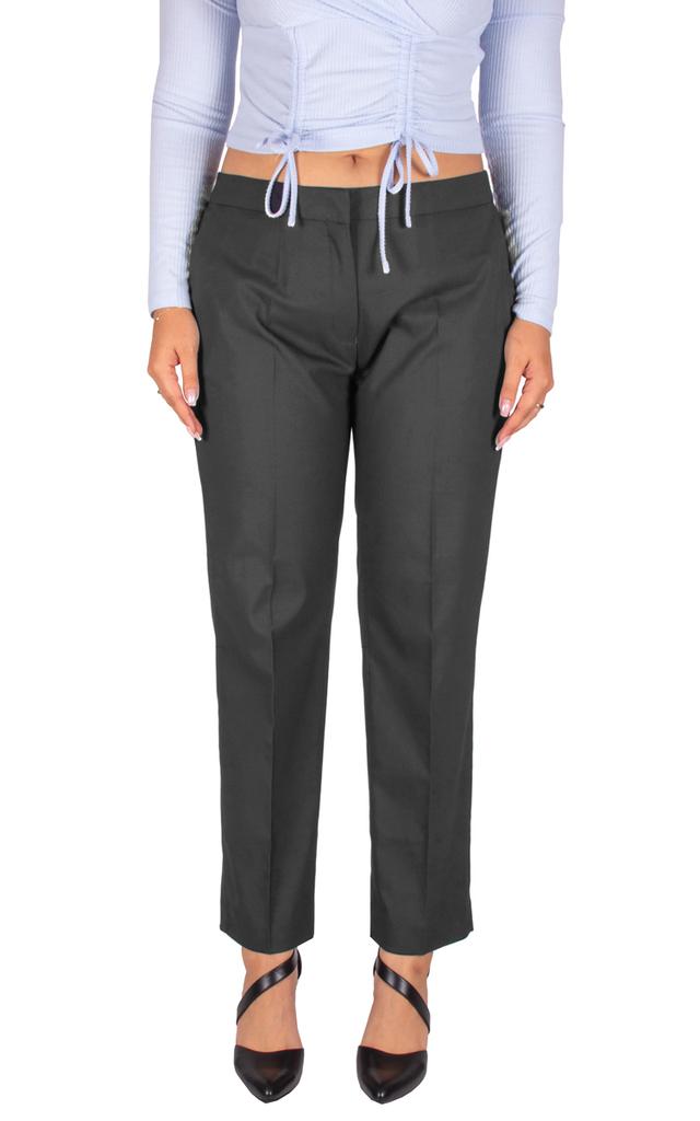 Eleganckie Szerokie Spodnie Damskie Szare Wizytowe Plus Size 44 /29 Xxl