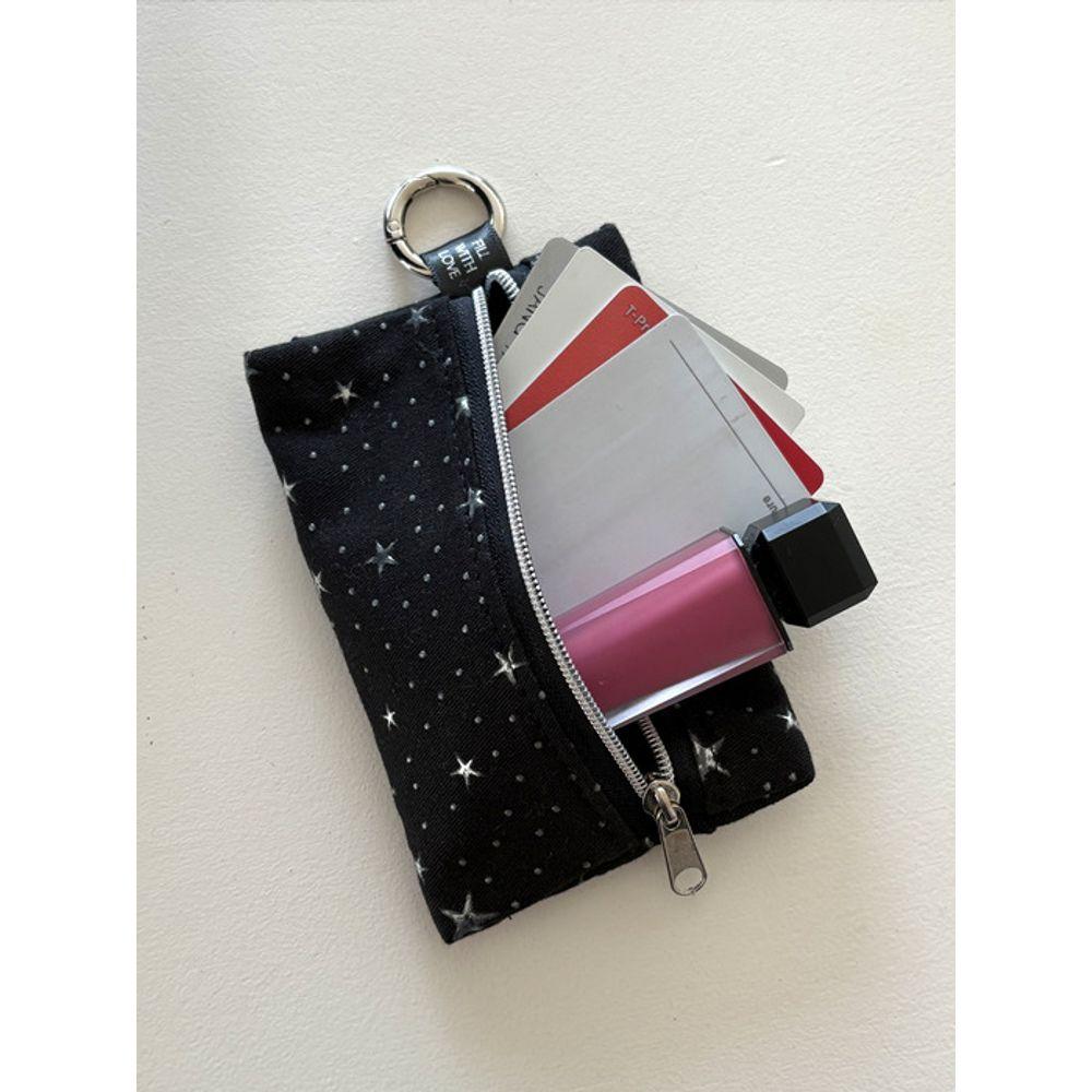 fillwithlove Twinkle card pocket keyring