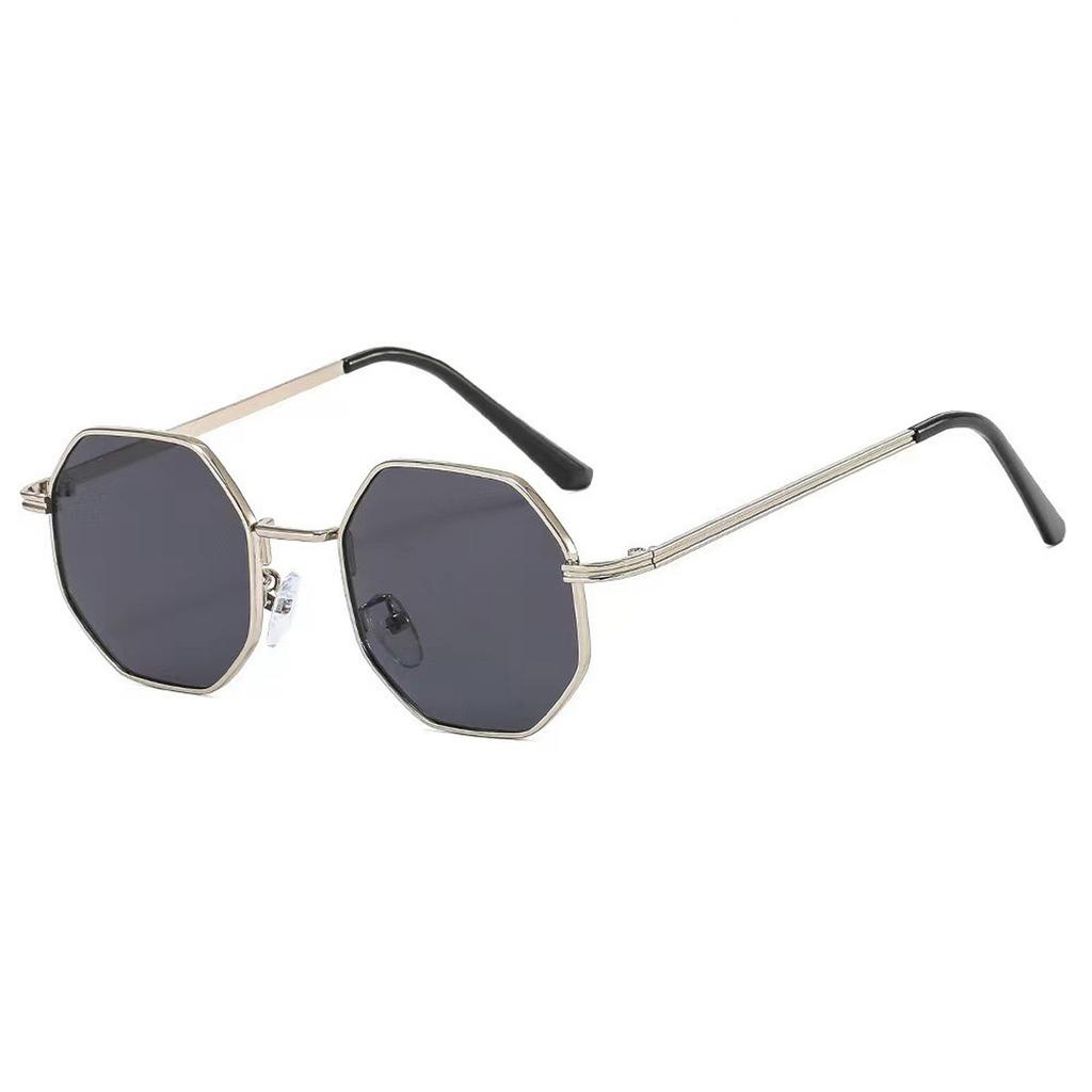 Occhiali da Sole Unisex Avanzati, Occhiali da Sole Retro con Montatura Larga, Specchio Piatto
