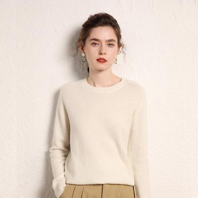 Women's Cashmere Sweater Qinghe Cashmere 100% Cashmere Women's Autumn and Winter Cashmere Sweater Soft and Warm