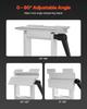 Sharpening Tool Rest Jig, Adjustable Replacement Tool Rest Sharpening Jig for 6" or 8" (152 Mm or 203 Mm) Bench Grinders with Flat Miter Slide for