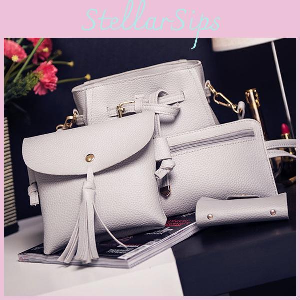 Durable And Chic 4pcs Women Handbag Set For Various Lifestyles And Needs
