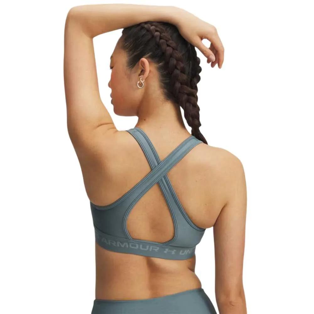 Under Armour 1361034-587 Sport Bra Moderate Support HeatGear Fabric