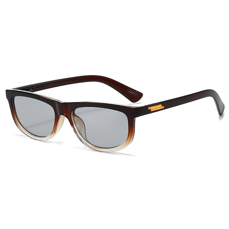 New sunglasses big-name flat for European and American style square sunglasses male and female stars fashion high-end glasses