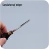 DIY Leather Skiving Tool with Sandalwood Handle for Handmade Goods and Wallets