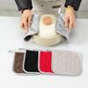 Mikrofaser-Handtuchstoff Steppbaumwolle Isolierunterlage mit Silberstoff beschichtet Verbrühschutz Topfunterlage Platzset Mikrowellenofen-Handschuhe Topfunterlage