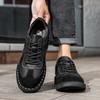 Male Casual Leather Shoes Mens Fashionable Lace Up Flats Shoes Leisure Office Shoes Business Formal Shoes