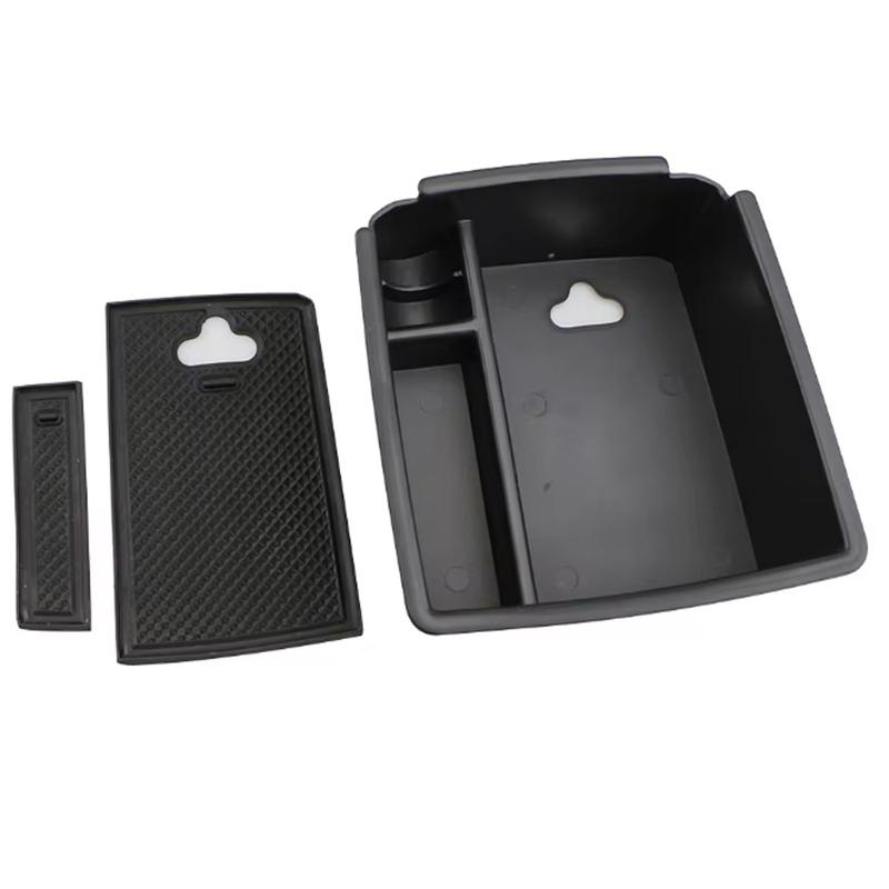 Armrest Storage Box for Volkswagen VW Tiguan Mk2 2016 - 2022 Tray Plate Center Console Holder Container Organizer Accessories