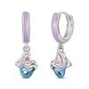925 Silber Sexy Hängende Ohrringe Schmetterling Schleife Herz Blume Muschel Perle Edelstein Bling Set für Damen Ohrstecker Geschenk Feiner Schmuck