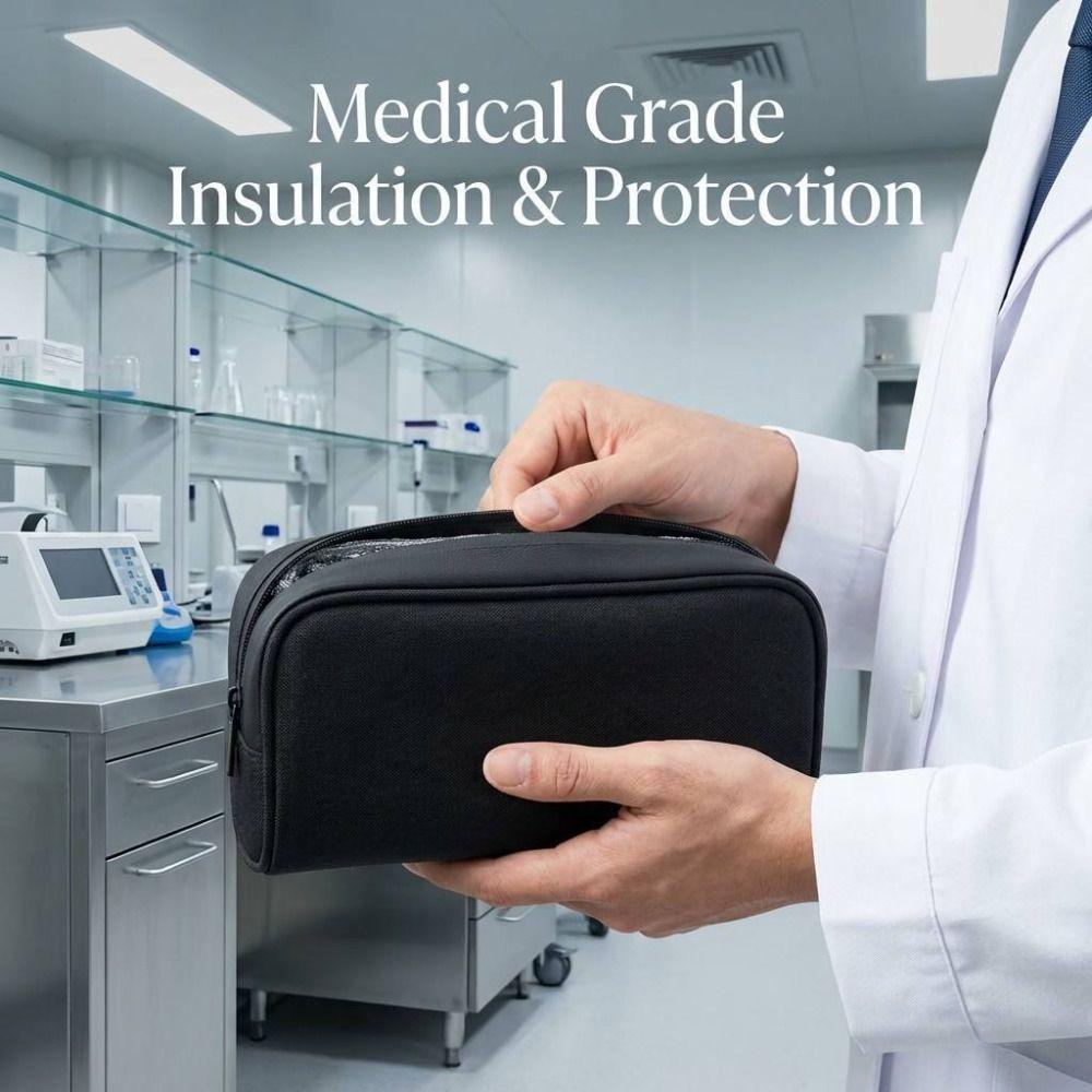 Shockproof Insulin Cooling Bag Waterproof Drug Freezer Bag Insulin Pens Storage Box Travel Use