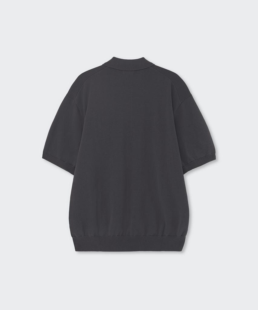 MUSINSA STANDARD Washable Supima Cotton Knitted Polo Shirt [Grey]