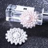 Elegante runde Blumenbroschen, Imitationsperlenbroschen, Hochzeiten, Broschennadeln, Schmuck, Kleidung, Hochzeitsaccessoire, Muttergeschenke