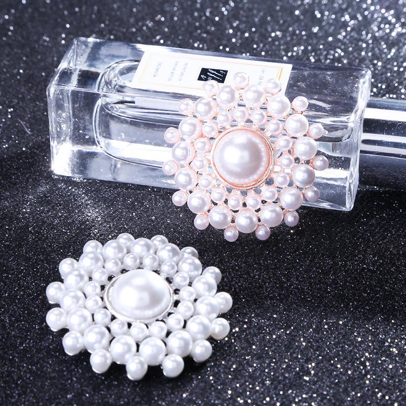 Elegante runde Blumenbroschen, Imitationsperlenbroschen, Hochzeiten, Broschennadeln, Schmuck, Kleidung, Hochzeitsaccessoire, Muttergeschenke