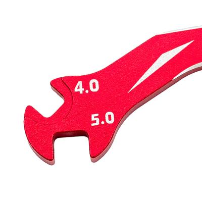 Herramienta para modelo de coche de control remoto, llave para tuercas, llave multitensor de 3 mm, 4 mm, 5 mm y 5,5 mm.