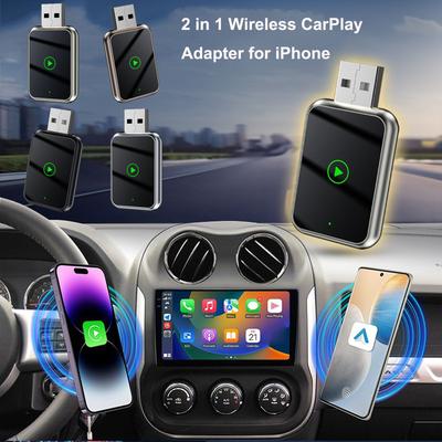 2-in-1-Funkadapter, Einfache Aufrüstung von kabelgebundenen auf Funk-Adapter, Schnelle stabile Verbindung, Plug & Play ohne Verzögerung