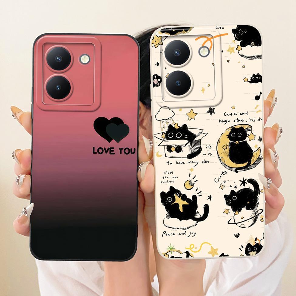Case For Vivo Y36 4G Cover V2247 Luxury Fashion Cool Kawaii Cute Painted Silicone Phone Casing For Y36 Vivo Y 36 4G