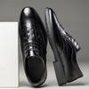Leather Shoes Men Brogues Formal Shoes for Men Classic Business Mens Leather Shoes Luxury Male Wedding Oxfords Low Top Loafers
