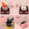 Play House Kitchen 108 Piece Storage Pressure Play Cooking Luxury Realistic Cutting Pretend Gift for Kindergarten Celebrations Set, Toys, Toys, Set,
