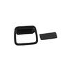 For Cadillac XT6 2020-2022 Carbon Fiber Co-Pilot Storage Box Handle Sticker 2PCS