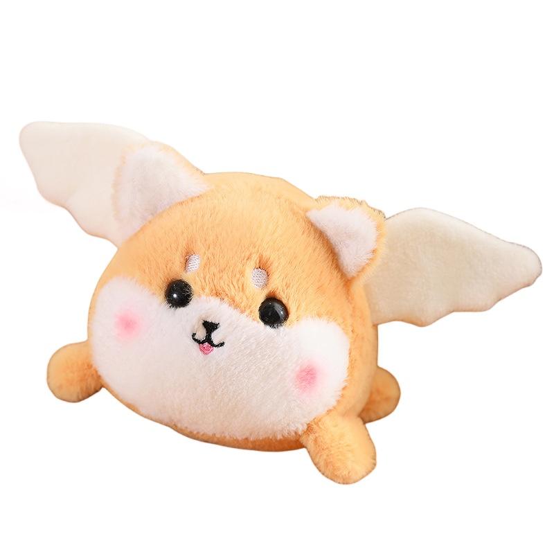 

Cute Angel Transfiguration Plush Toy With Pulling And Shaking Tail Sound-producing Small Animal Healing Doll Dog