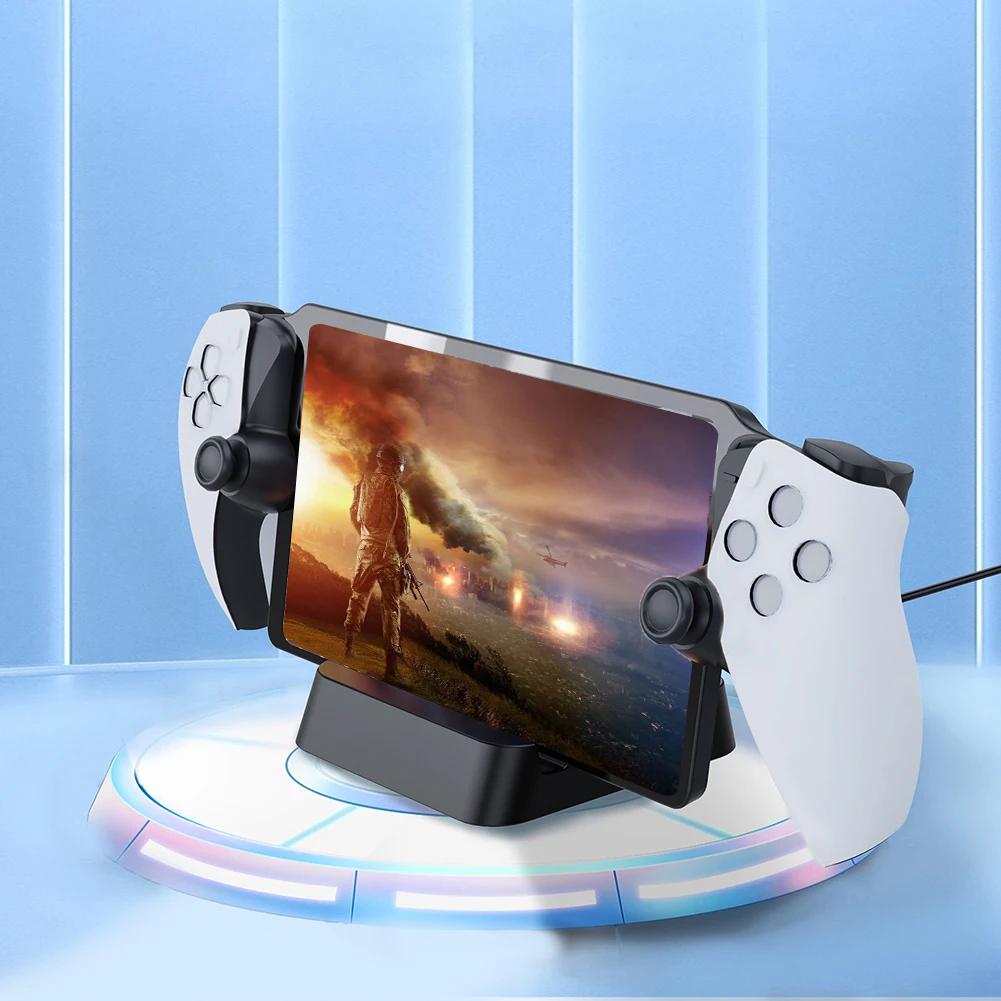 For PS Portal Charging Dock Streaming Handheld Type-C Charging Stand Game Console Charger Station for Sony PlayStation 5 Portal