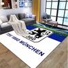 1860 München Fußballverein Muster Teppich, Innen-/Außenmatte, für Picknick, Spielzimmer, Schlafzimmer, Büro, Wohnzimmer, Heimdeko Teppich, Geburtstagsgeschenk