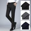 Spring and Summer Regular Medium and Thick Men's Pants Elastic Business Pants Anti-wrinkle and Non-ironing Men's Pants Casual Pants Long