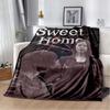 Sweet Home Kdrama Character Print Soft Flannel Throw Blanket Warm Cozy Sofa Bed Decorative Blanket For Home Use