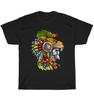 Aztec Skull Jaguar Warrior Mask Mayan Mythology Native Mexican Ancient T-Shirt