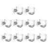 Pack Of 10 Aquarium Plant Holder Suction Cup Designs Acrylic Feeding Bowl For Shrimp And Small Tropical Fish Feeding