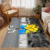 Brazilian Soccer Player Action. Carpet Perfect for Dormitory Kitchen Balcony Foyer Anti-slip Rug Decorate Offices Perfect Birthday/Christmas Gift Idea
