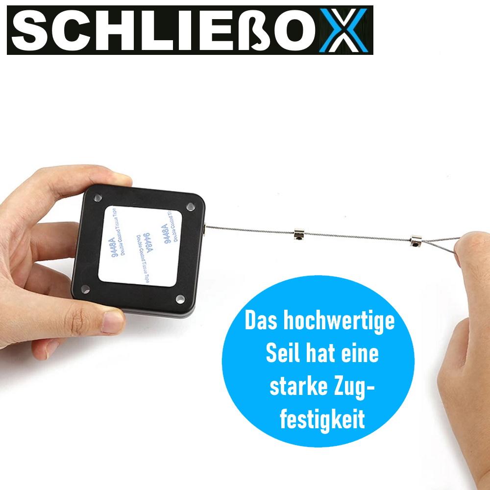 SCHLIEßOX automatický zavírač dveří Mini dveřní zarážka Samozavírač vnitřní venkovní
