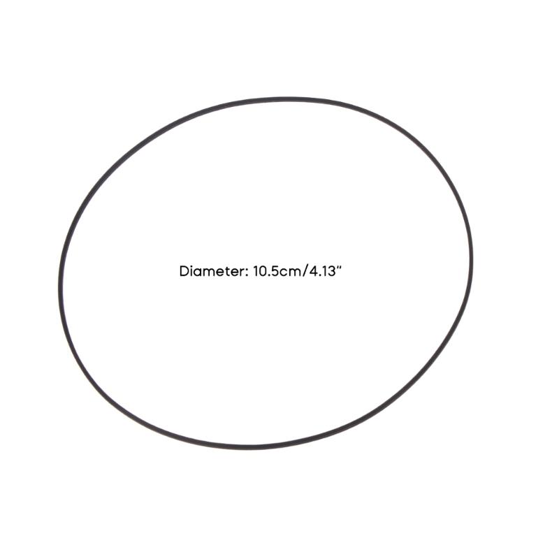 5PCS Turntable Drive Belt 10.5cm For WM GX688 LP Vinyl Record Player Drive Belt Rubber Transmission Strap