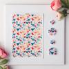 Heart Series Pattern Watercolor Transfer Paper for Polymer Clay Soft Pottery Pendant Earrings Jewelry Making Stickers Decor Tool