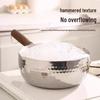 Wutuo Non-Stick Stainless Steel Milk Pot with Steamer
