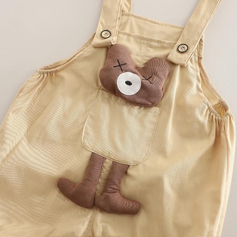 2Pcs/Sets Girls Clothes Set Children Overalls for Girls Boys T-Shirt + Pants Clothes for Girls 3D Cartoon Costume Kids Tracksuits Summer