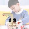 Educational Traffic Signal Light Diy Toy Kit For Kids Wooden Material Customizable Stem Science Experiment